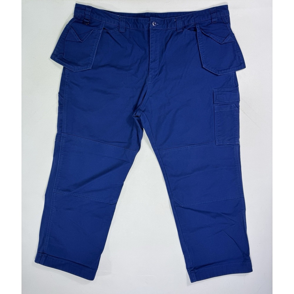 IKEA Blue Utility Work Pants Trousers Straight Fit Q Men 45x29 Tool Cargo Pocket